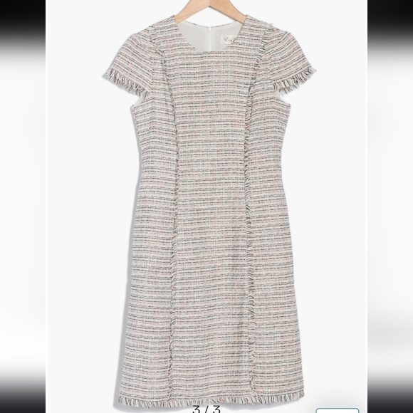 Eliza J Dresses & Skirts - Eliza J Cap Sleeve Bouclé A-Line Dress Size 16 Nwt